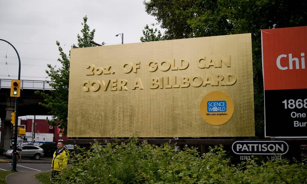 2 oz gold covers billboard