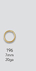 14K spring rings