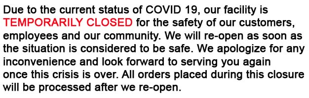 COVID-19 Closure