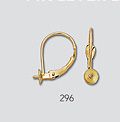 14k lever back earrings