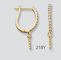 14k lever back earrings