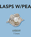 14K White Gold Beads