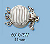 14K White Gold Multistrand Clasps