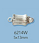 14K White Gold Multistrand Clasps