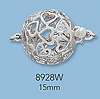 14K White Gold Multistrand Clasps