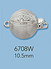 14K White Gold Multistrand Clasps