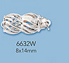 14k white gold clasps with diamonds