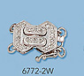 14k white gold clasps with diamonds