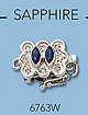 14k white gold clasps with diamonds