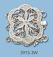 14K White Gold Clasps with Diamonds