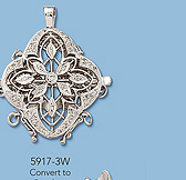 14k White Gold Clasps Diamonds