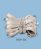 14k White Gold Clasps Diamonds