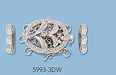 14k White Gold Clasps Diamonds