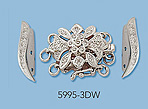 14k White Gold Clasps Diamonds