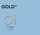 14K White Gold Pin Pad Pendants