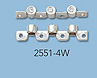 14k white gold lever back earrings