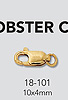 18k Gold Lobster Clasps