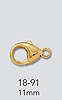 18k Gold Lobster Clasps