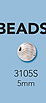 Sterling Silver Seamless Beads