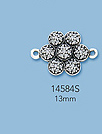 Sterling Silver Charms with Pave Diamonds