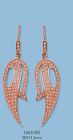 Sterling Silver Charms with Pave Diamonds