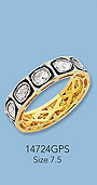 Sterling Silver Ring with Pave Diamonds