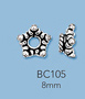 Sterling Silver Bali Beads