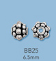 Sterling Silver Bali Beads