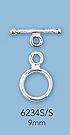 Sterling Silver Toggle Clasps