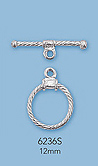 Sterling Silver Toggle Clasps