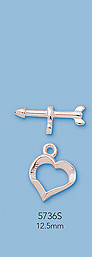 Sterling Silver Toggle Clasps