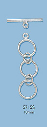 Sterling Silver Toggle Clasps