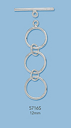 Sterling Silver Toggle Clasps