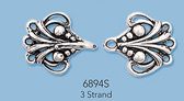 Sterling Silver clasps and tubes
