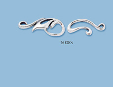 Sterling Silver clasps and tubes