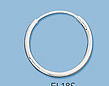 Sterling Silver Hoops