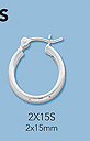 Sterling Silver Hoops