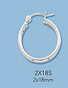 Sterling Silver Hoops