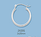 Sterling Silver Hoops