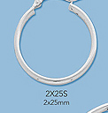 Sterling Silver Hoops