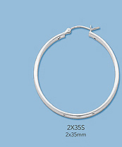 Sterling Silver Hoops