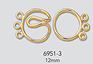 gold multistrand clasps