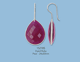 Sterling Silver Gemstone Earrings