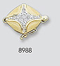 gold diamond clasps