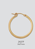 Gold Filled Hoops