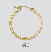 Gold Filled Hoops