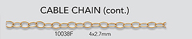 Gold Filled Chain by the Foot