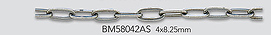 Brass Chain by the Foot