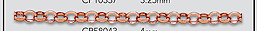 Brass Chain by the Foot