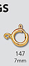 14K spring rings